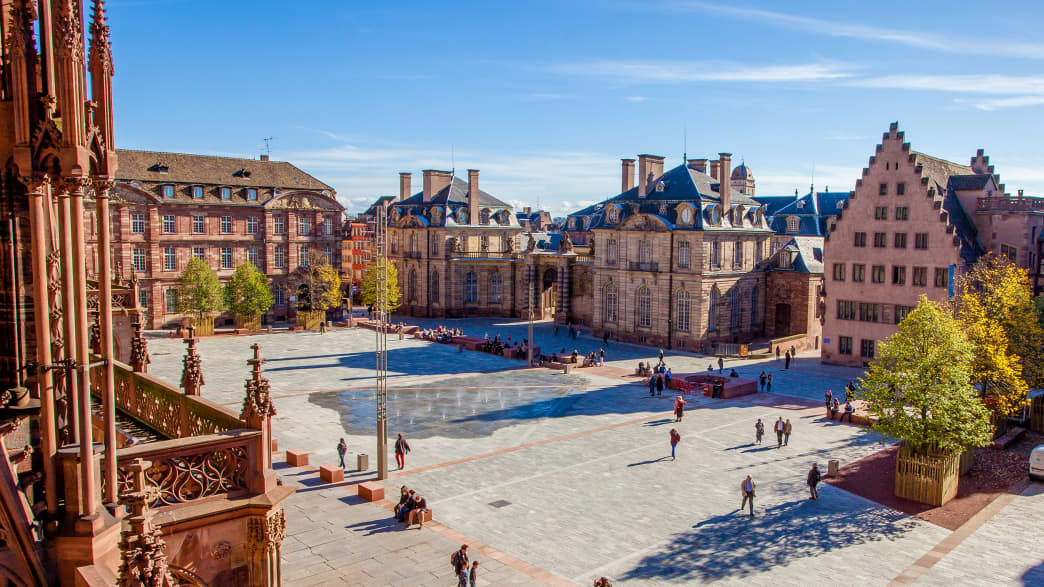 Der Place du Château in Straßburg