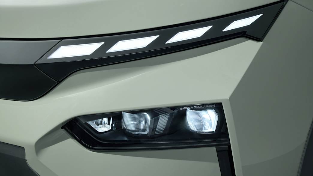 Scheinwerfer des Skoda Elroq