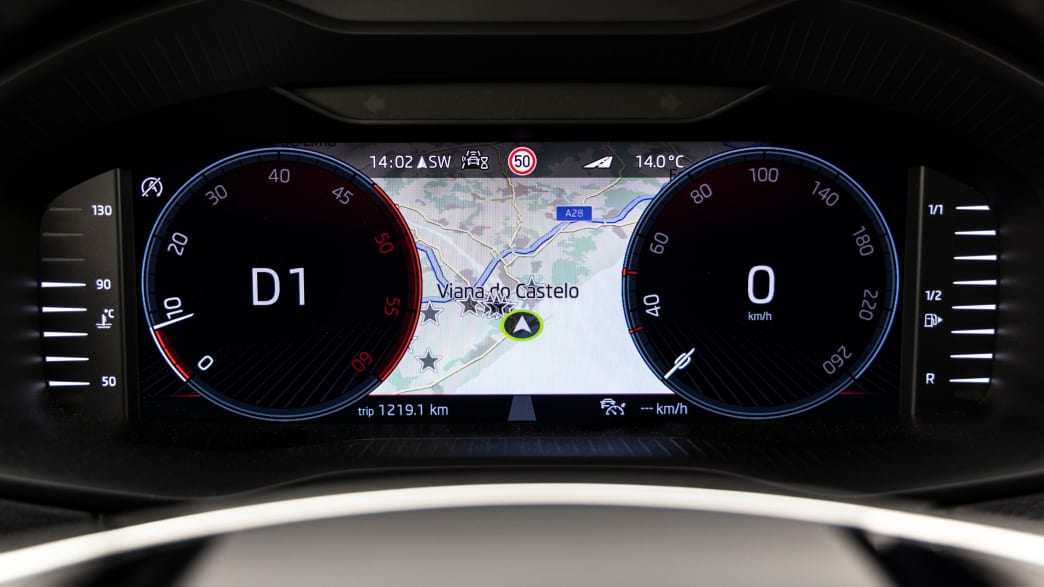 Displaydetail des Skoda Karoq