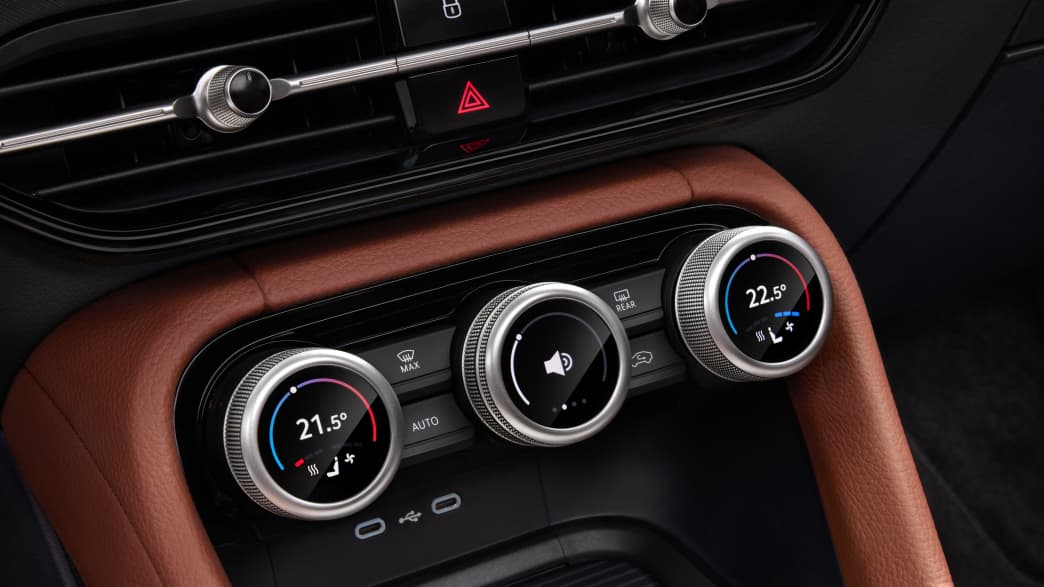 Details an der Armatur im Skoda Kodiaq