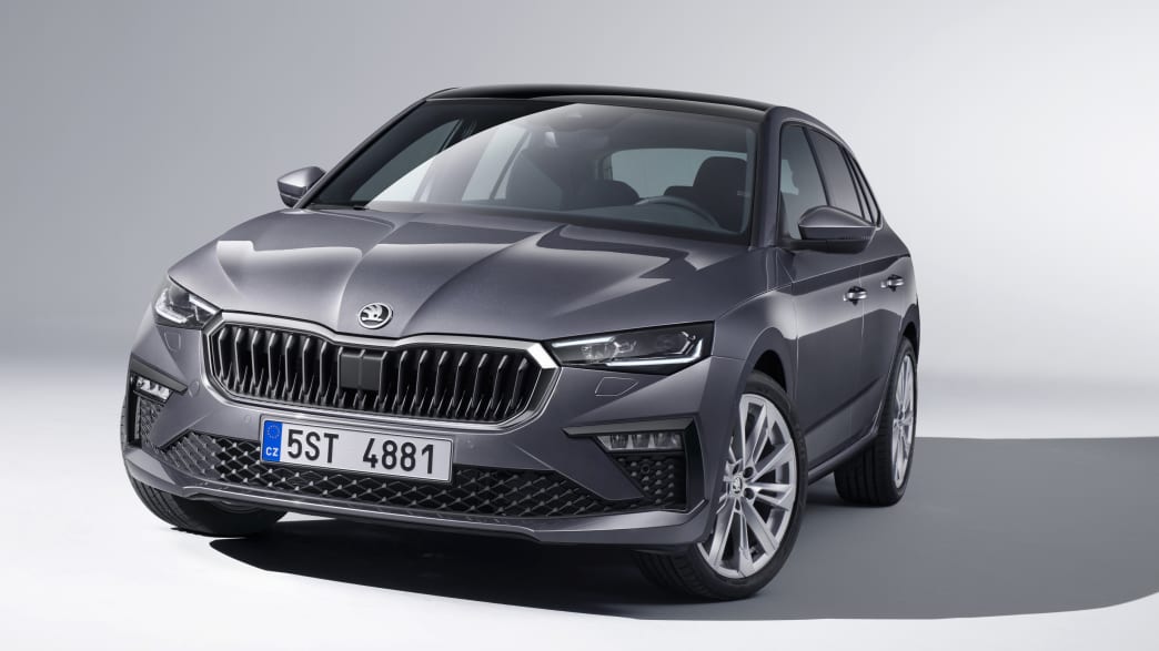 Der Skoda Skala von vorne nach dem Facelift