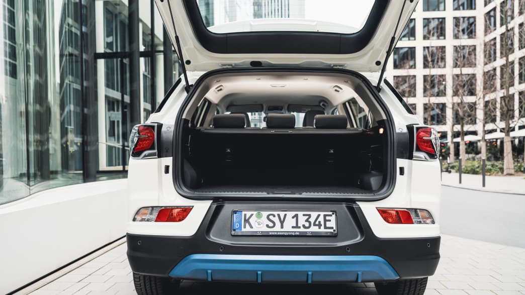 Kofferraum des SsangYong Korando e-Motion
