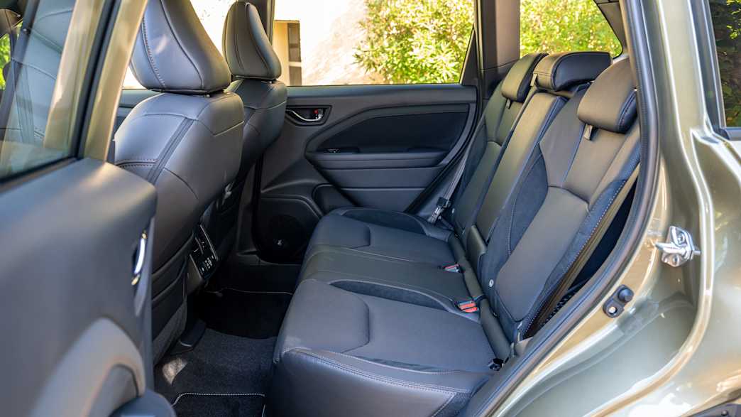 Rückbank des Subaru Forester