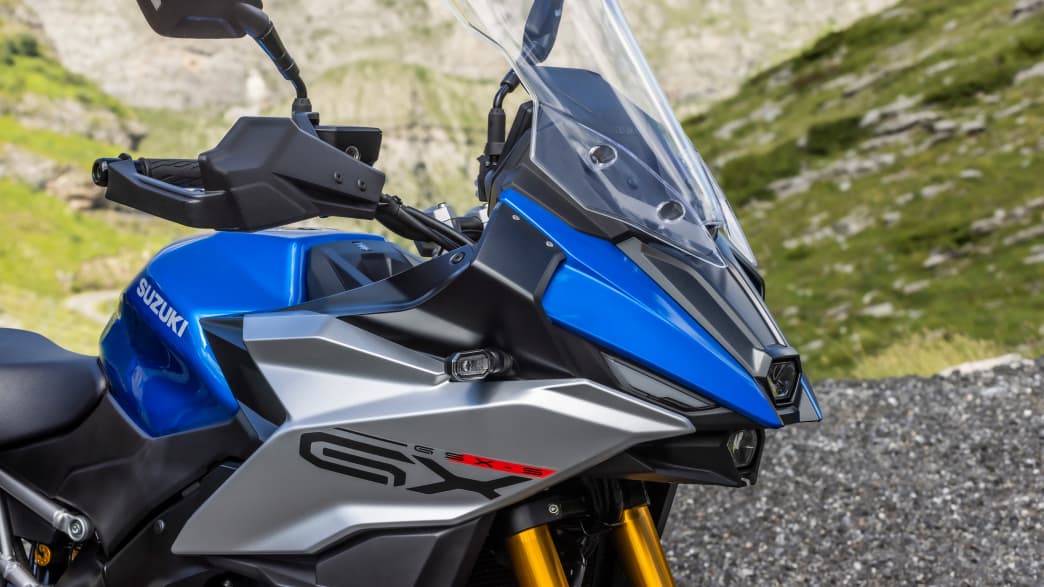 Frontdetail einer Suzuki GSX-S 1000GX
