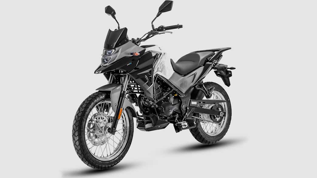 Seitenansicht einer stehenden SYM NH-T 125