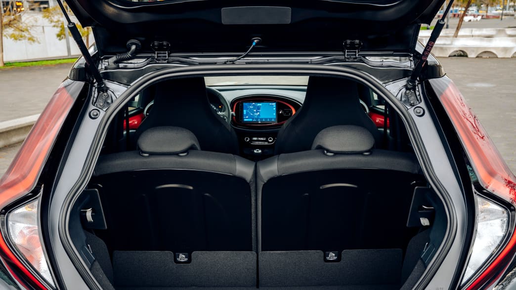 Der Kofferraum des neuen Toyota Aygo