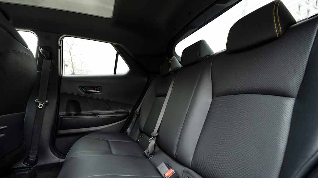Aufnahme der Rückbank des Toyota C-HR