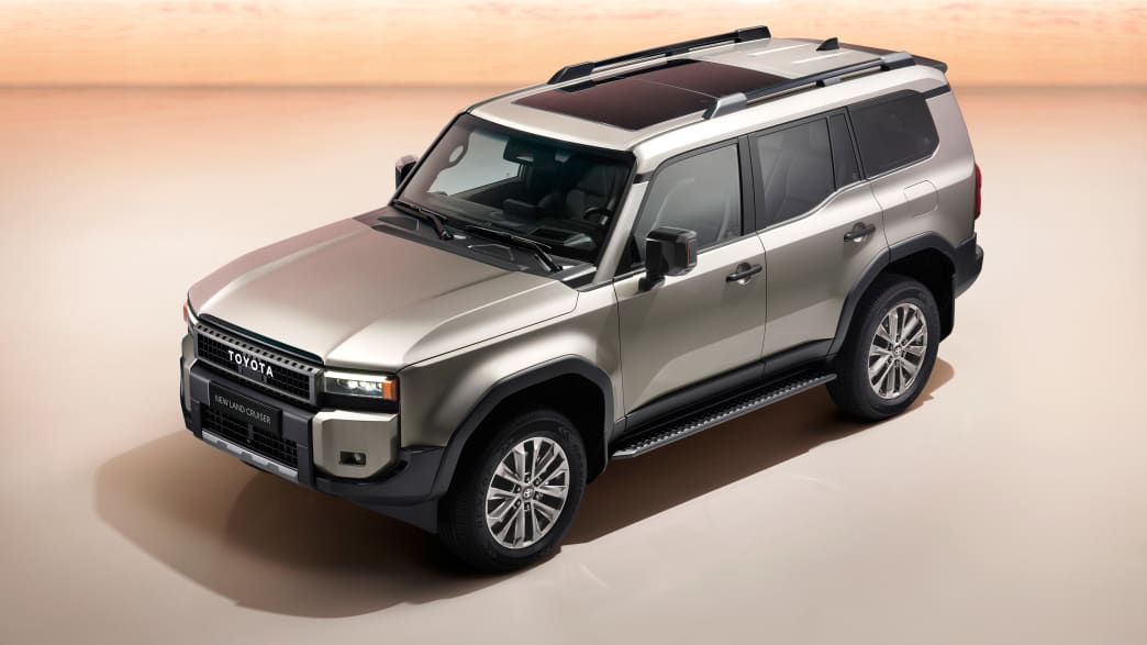 Draufsicht auf den Toyota Land Cruiser