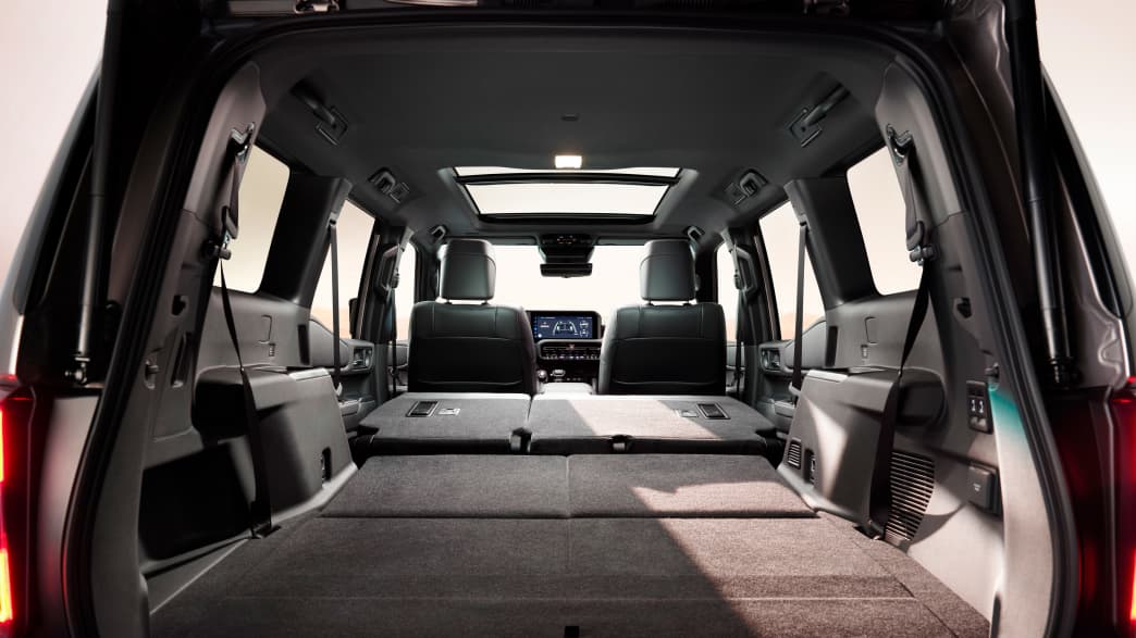 Kofferraum des Toyota Land Cruiser