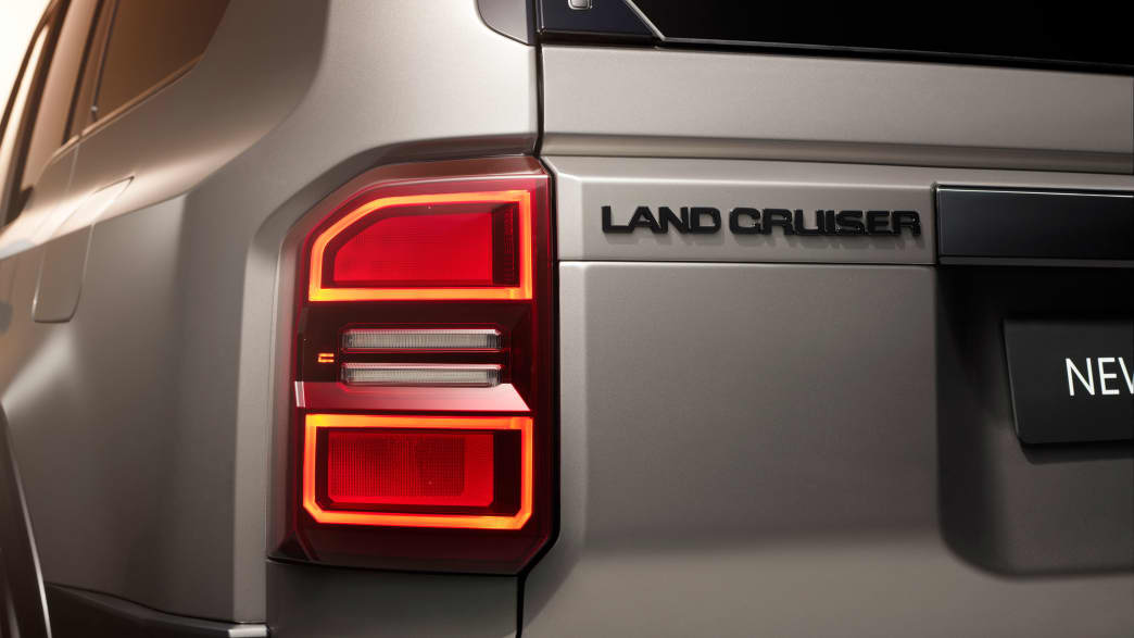 Rücklicht des Toyota Land Cruiser