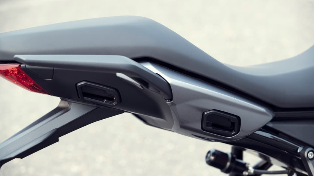 Detail einer Triumph Tiger Sport 660