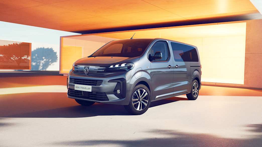 Aufnahme eines Peugeot E-Traveller