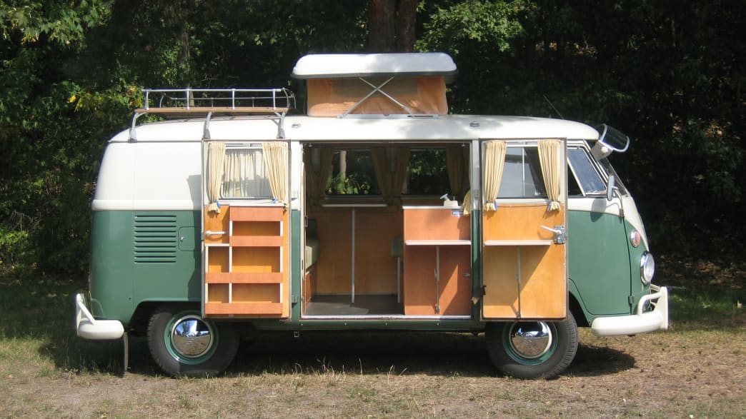 VW T1 mit Aufstelldach