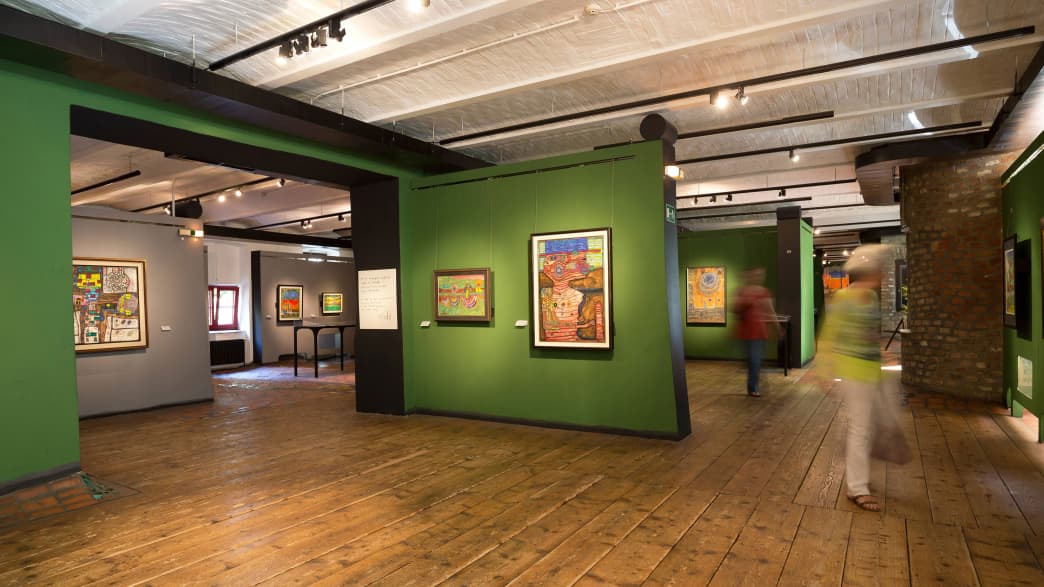Ausstellung im Hunderwasserhaus in Wien