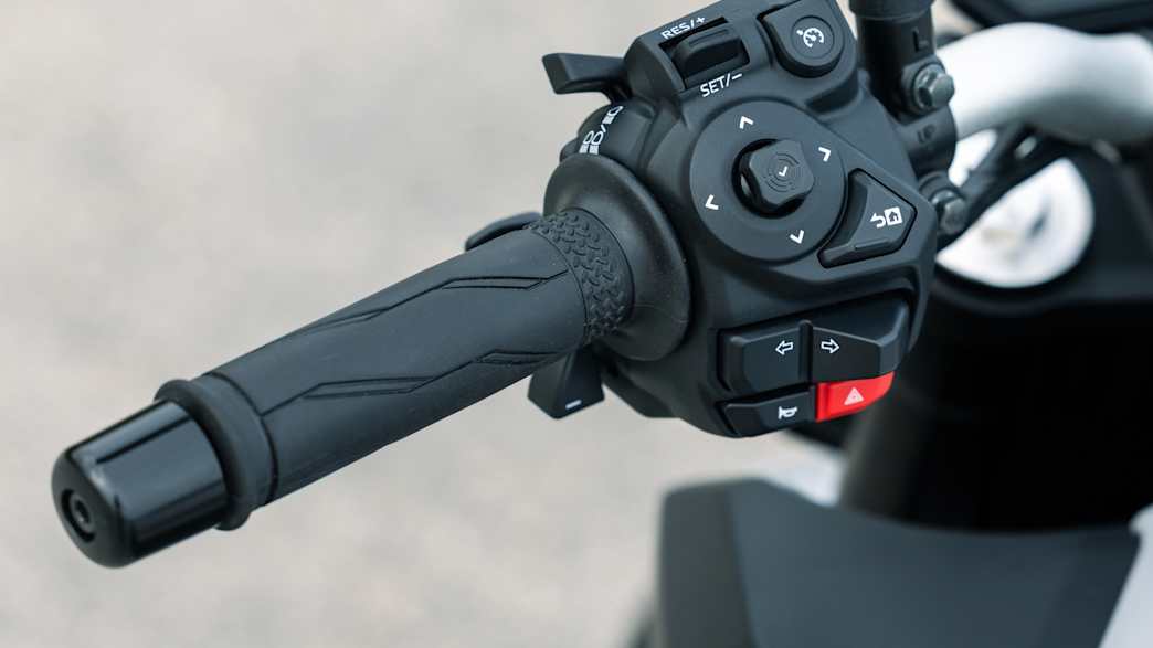 Lenkerdetail der Yamaha MT 07