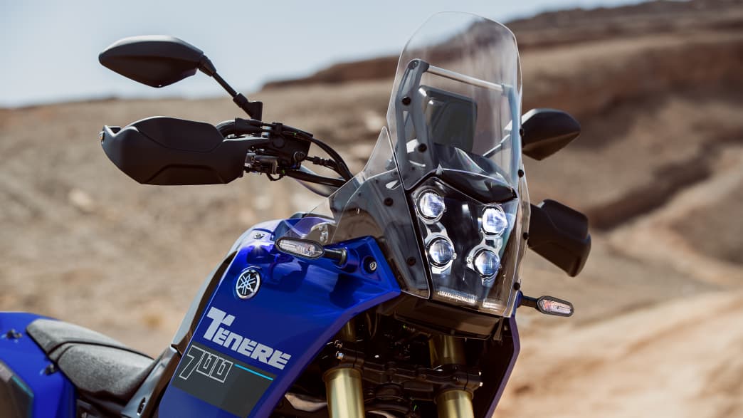 Die Lichter der Yamaha Tenere 700