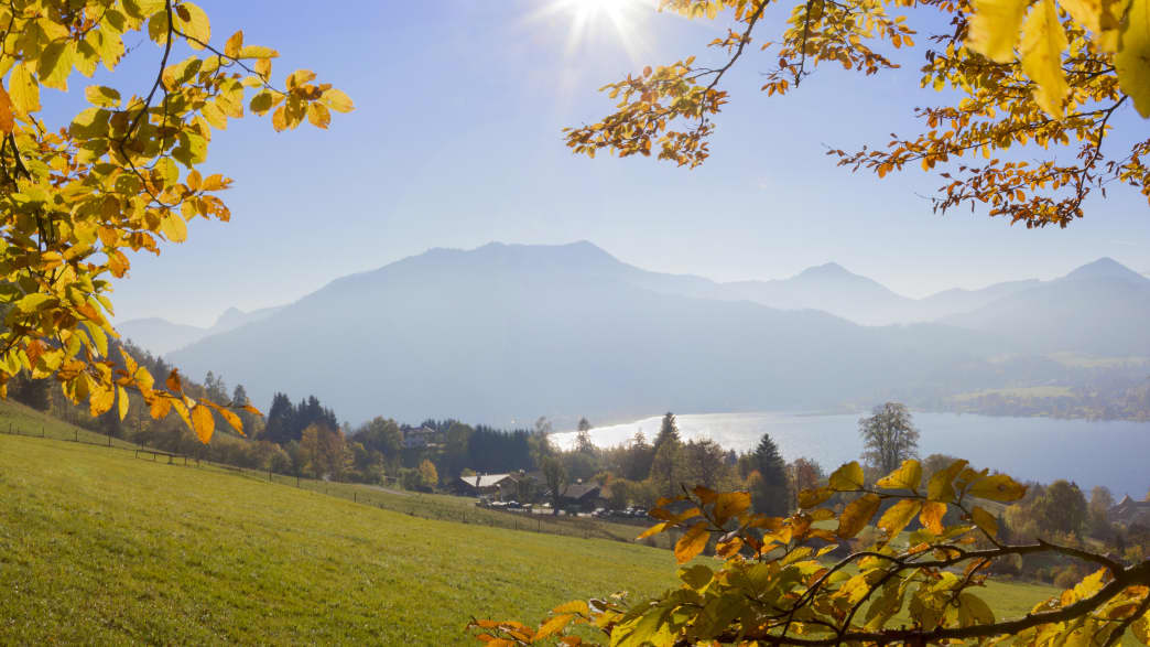 herbstliche Berglandschaft