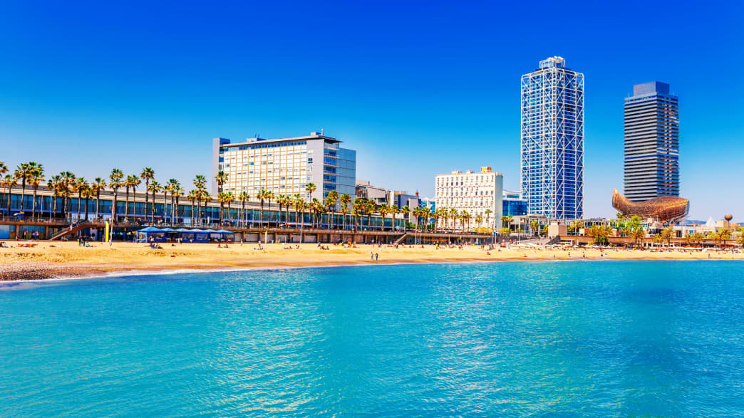 Der Stadt Strand von Barcelona