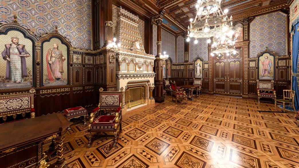 Innenansicht des Burgpalast in Budapest