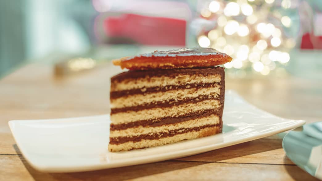 Berühmte ungarische Dobos-Torte