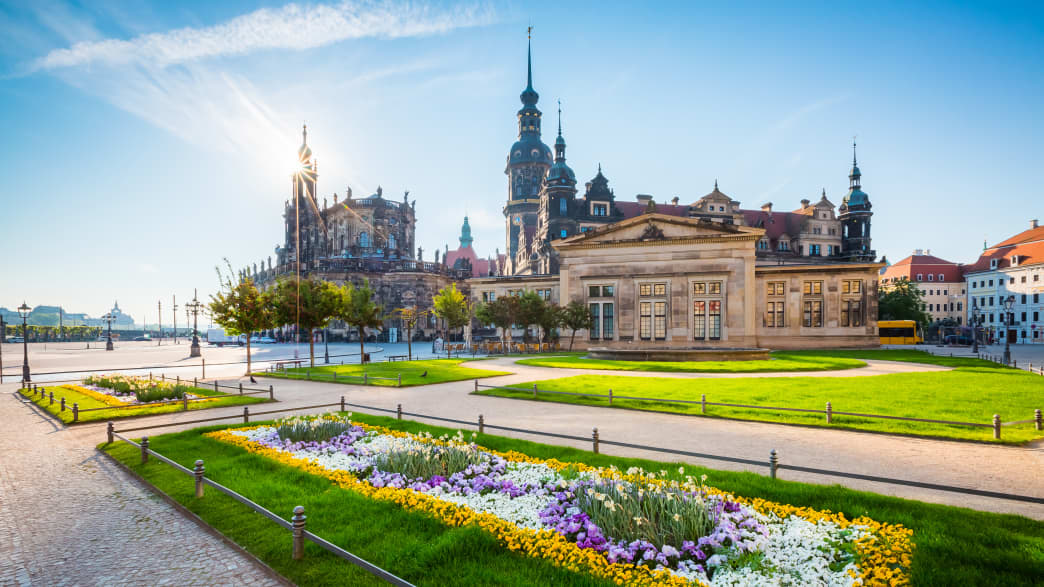 Das Residenzschloß in Dresden
