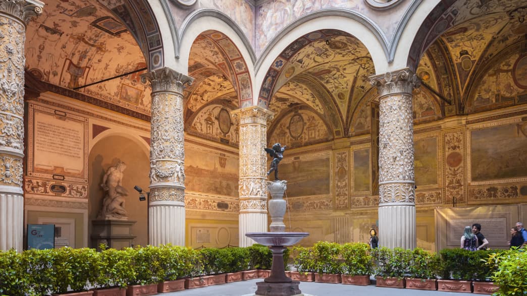 Innenhof des Palazzo Vecchio
