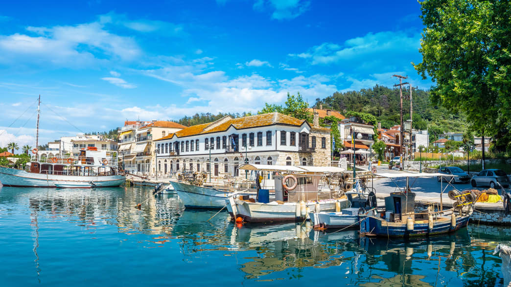der alte Hafen von Limenas