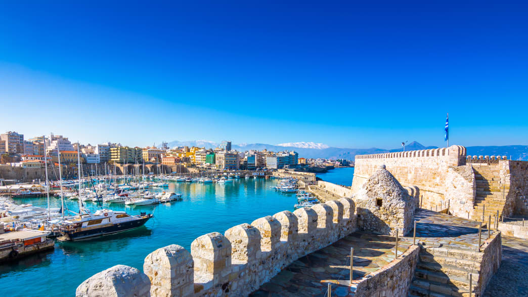Blick auf die Stadt Heraklion auf Kreta