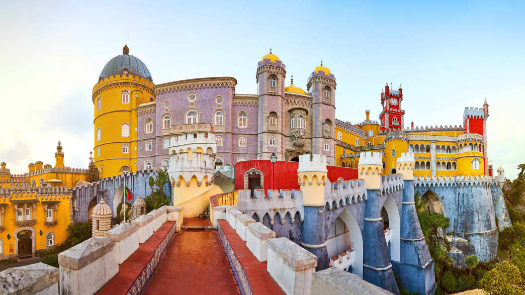 Das Schloss in Sintra bei Lissabon