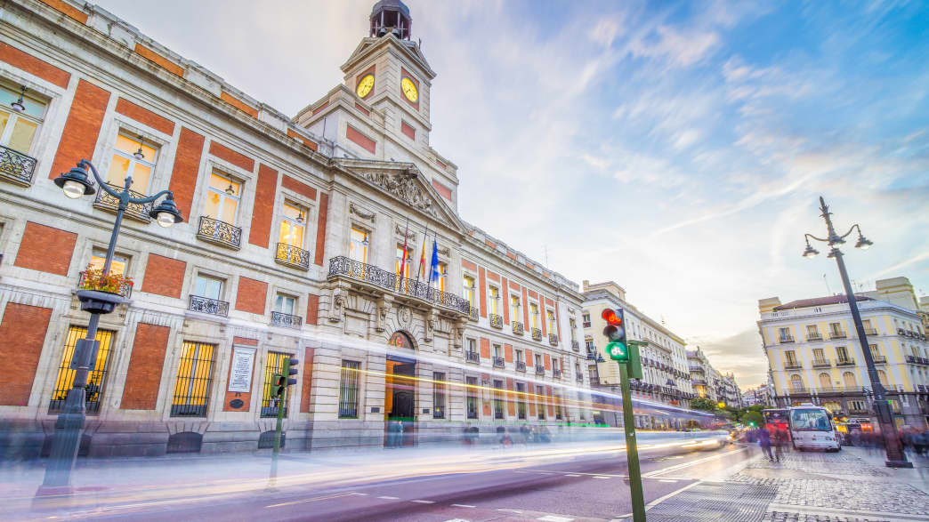 Puerta del Sol in Madrid