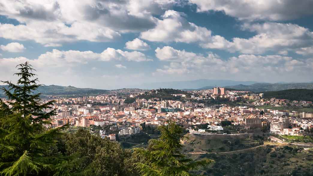 Blick auf die Stadt Nuoro