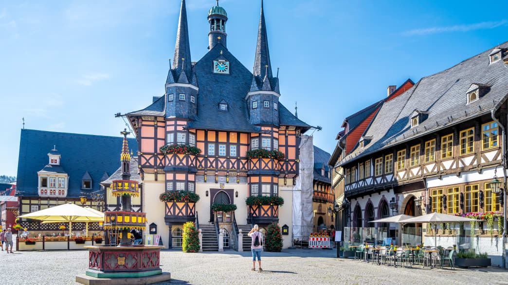 die Altstadt von Werningerode mit Ihren wunderschönen Fachwerkhäusern