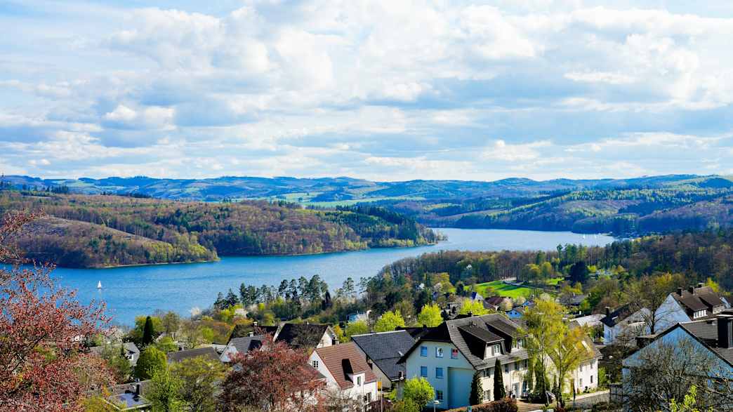 Blick auf den Sorpesee im Sauerland