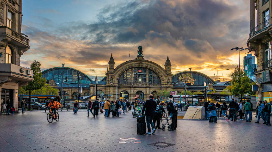 Die Top 10 Bahnhöfe, hier der Hauptbahnhof in Frankfurt am Main