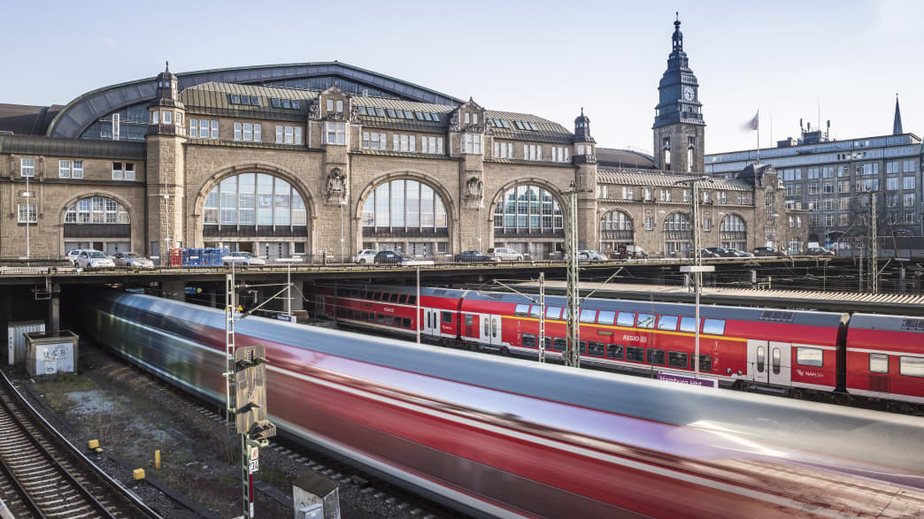 Die Top 10 Bahnhöfe, hier der Hauptbahnhof in Hamburg