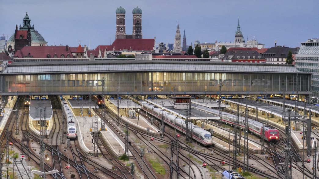 Die Top 10 Bahnhöfe, hier der Hauptbahnhof in München
