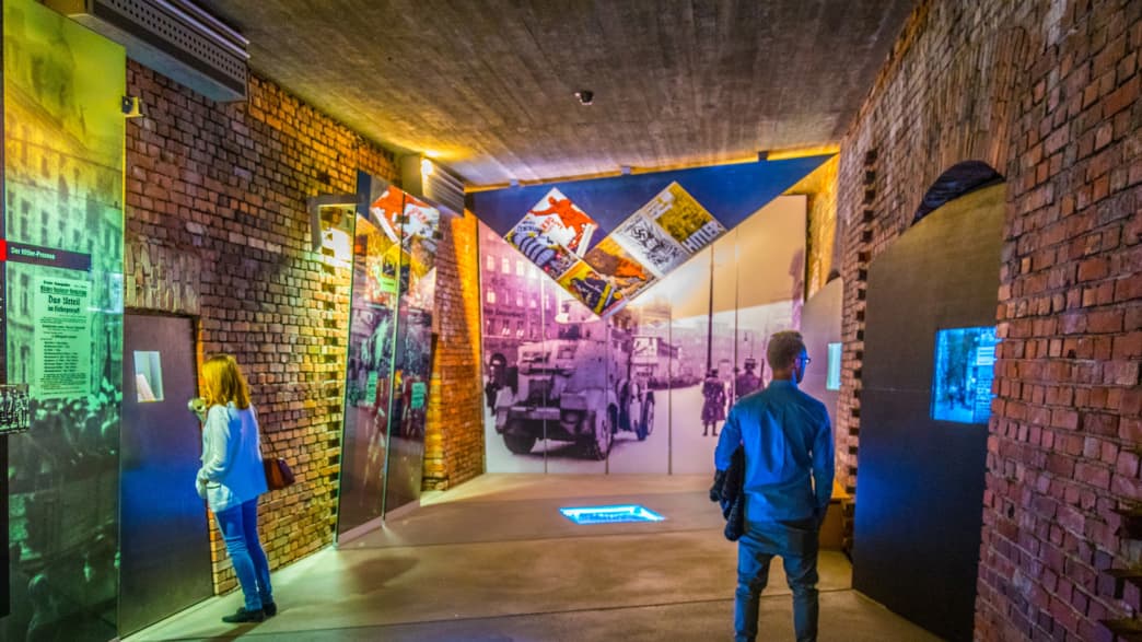 Ausstellung im Dokumentationszentrum auf dem Reichsparteitagsgelände in Nürnberg