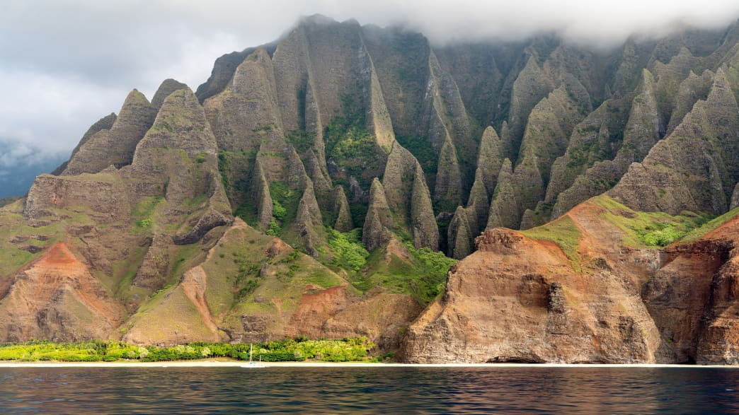Die Napali Coast in Kauai, Hawaii