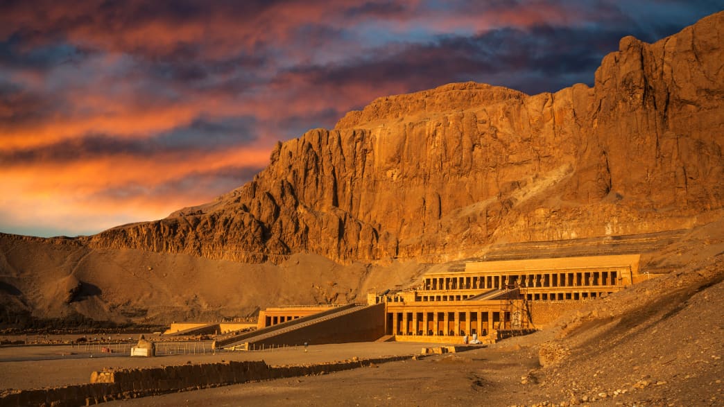 Der Hatshepsut Mortuary Tempel im King's Valley Ägypten