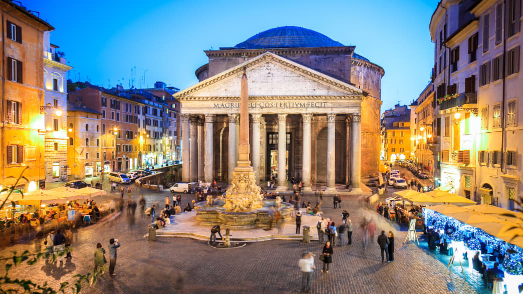 Außenansicht des Pantheon in Rom