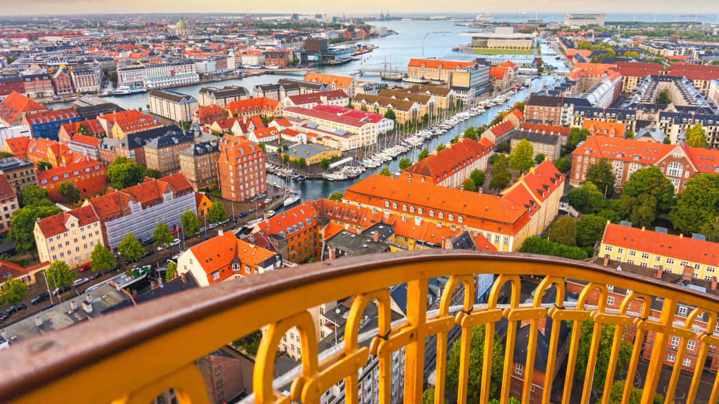 Blick auf die Stadt Kopenhagen