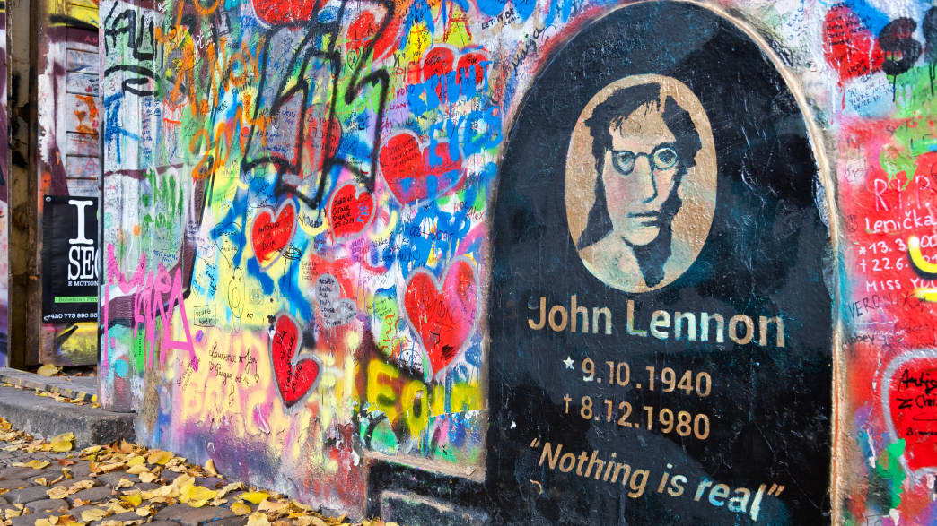 John-Lennon-Mauer in Prag