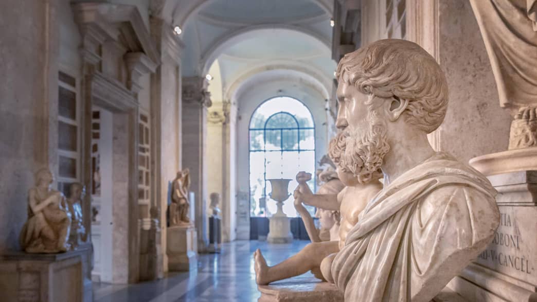 Ausstellung in den Kapitolinischen Museen in Rom