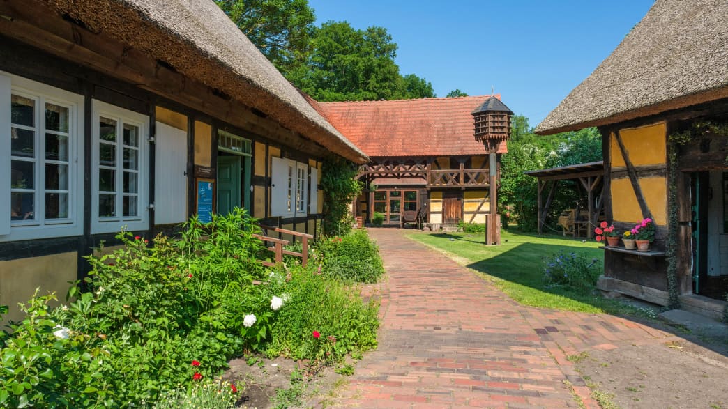 Häuser im Freilichtmuseum in Lehde