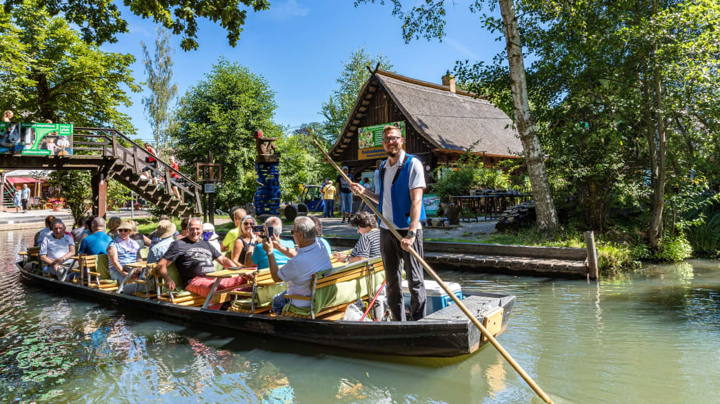 Spreefahrt auf der Spree in Lehde