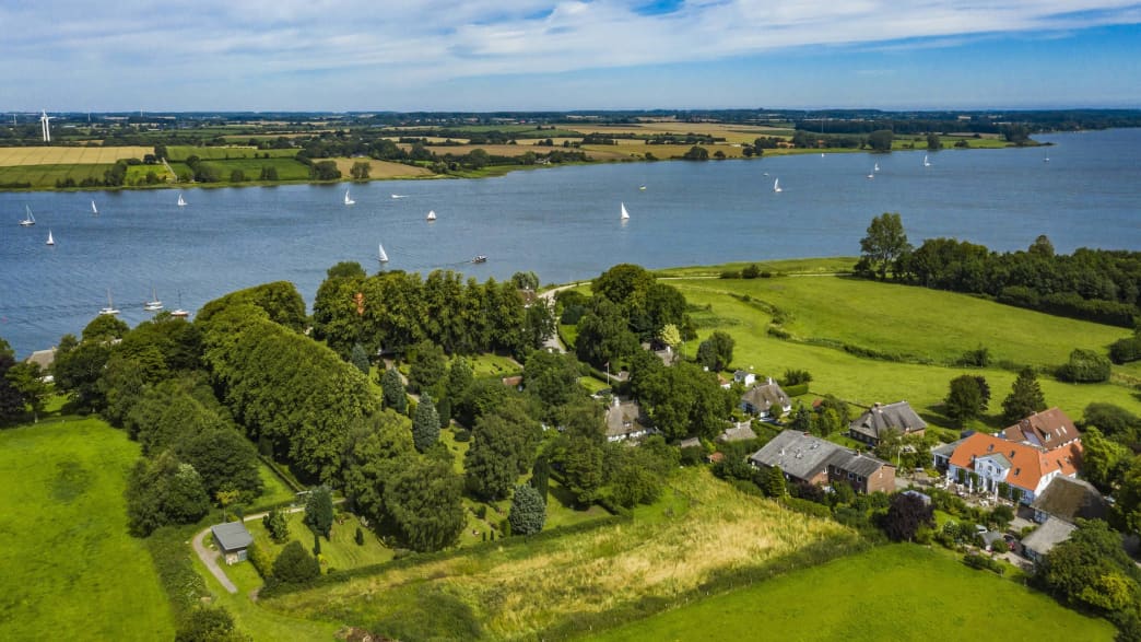 Blick auf die Schlei in Sieseby