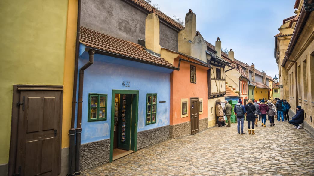 Haus 22 im Goldenen Gässchen in Prag