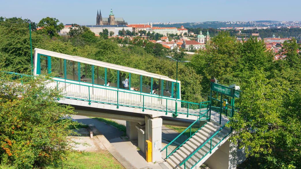 Standseilbahn in Prag