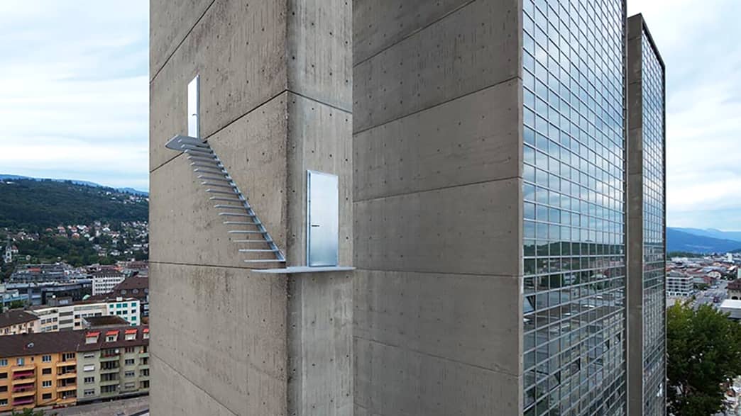 Treppe am Bieler Kongresshaus
