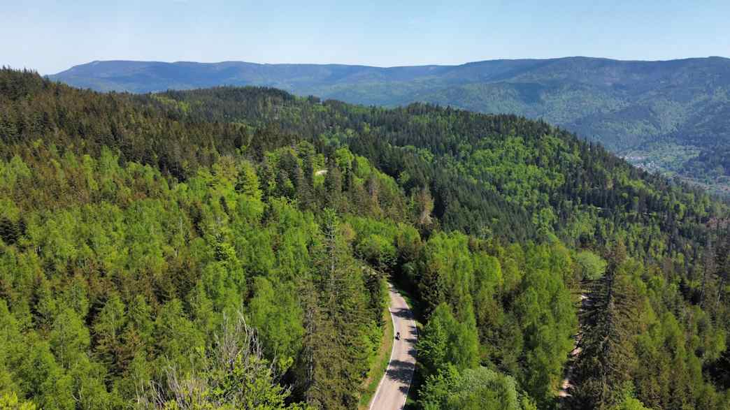 Ausblick in Allerheiligen im Schwarzwald